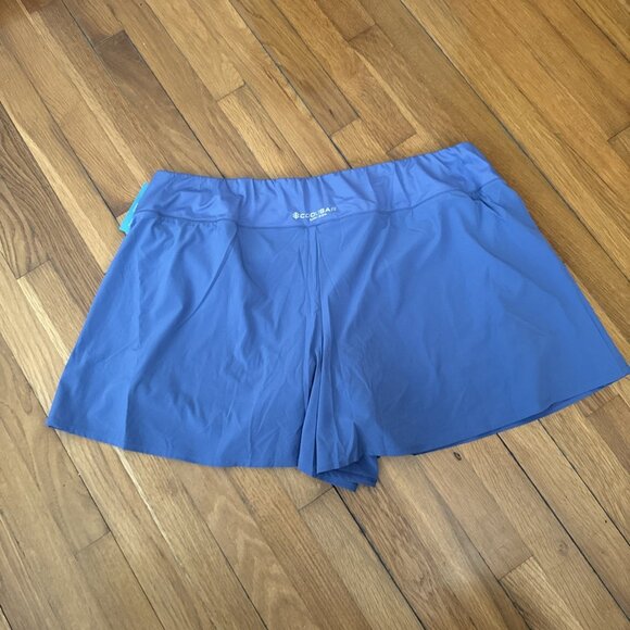 Coolibar Women’s Grand Slam Tennis Pickle Ball Athletic Shorts Blue Size XXL - Picture 5 of 6